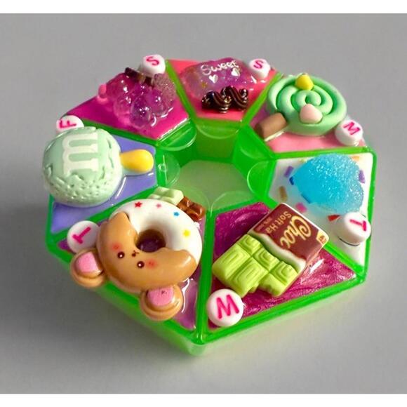 Other - Decoden Handmade Pill Case, Kawaii Sweets Junk Box, Medicine Organizer Storage